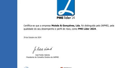 pme-lider-2024 Moisés & Gonaçlves PME Líder 2024